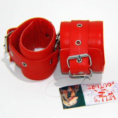 Luxurious Leather Restraints for Thrilling Kink Sessions - Cuffs and Restraints