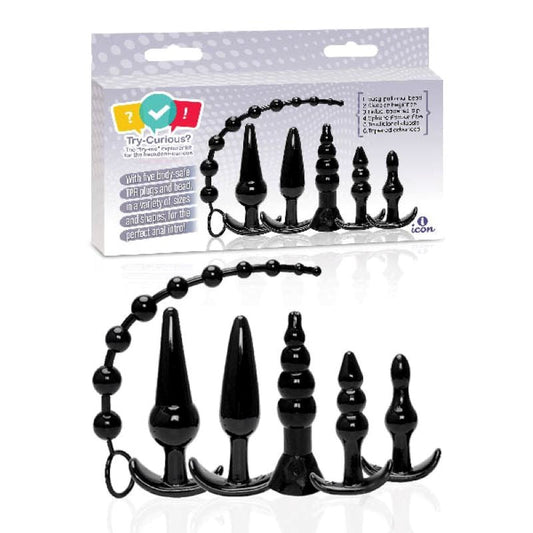 Try-Curious Anal Plug Set Brings Safe Training Adultsmart Try-Curious Anal Plug Set Brings Safe Training Adultsmart