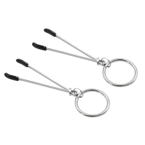 Tweezer Nipple Clamp with Metal O-Ring - Breast and Nipple Toys