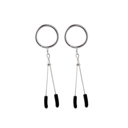 Tweezer Nipple Clamp with Metal O-Ring - Breast and Nipple Toys