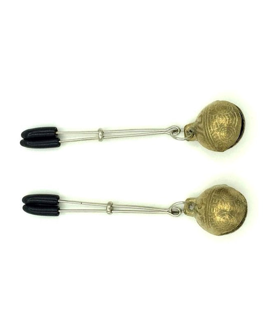 Tweezer Nipple Clamps with Bells - Breast and Nipple Toys