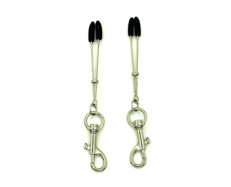 Tweezer Nipple Clamps with Snap Hook Breast and Nipple Toys