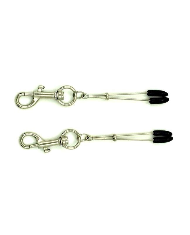 Tweezer Nipple Clamps with Snap Hook Breast and Nipple Toys