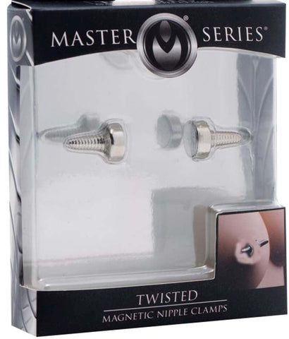Twisted Magnetic Nipple Clamps - Nipple and Clit Clamps