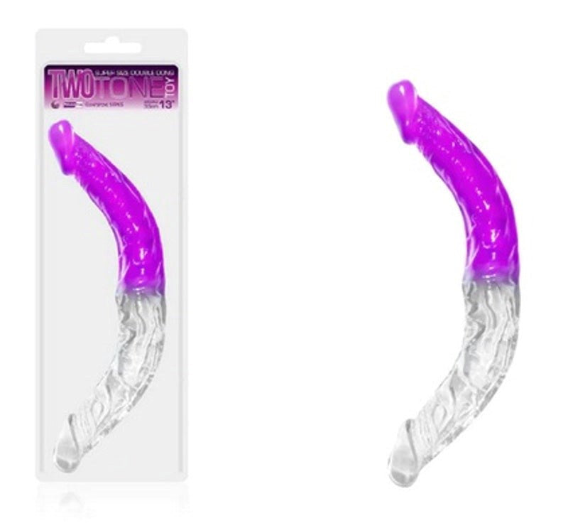 Two Tone Double Dong 13 Inch Realistic Dildos