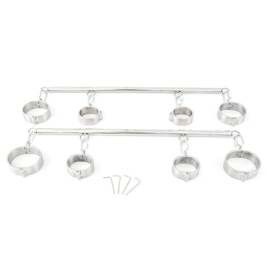 Unisex Heavy Duty Stainless Steel Wrist-Ankle Spreader - Spreaders and Hangers