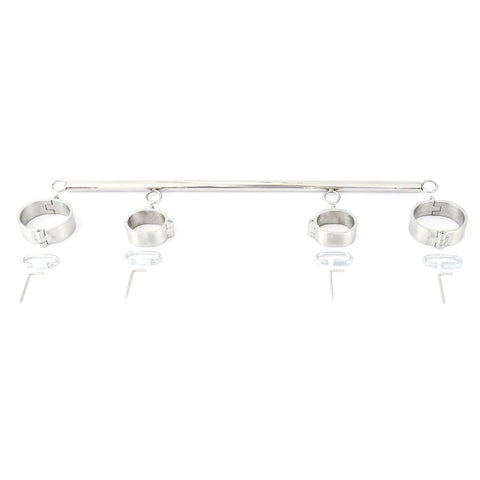 Unisex Heavy Duty Stainless Steel Wrist-Ankle Spreader - Spreaders and Hangers