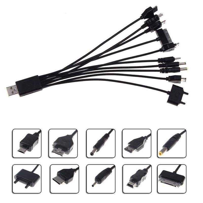 USB Multiple Cable Charger Vibrator Accessories