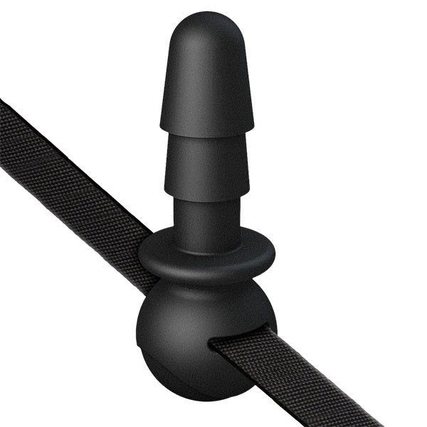 Vac-U-Lock Black Ball Gag Strap On Sextoys