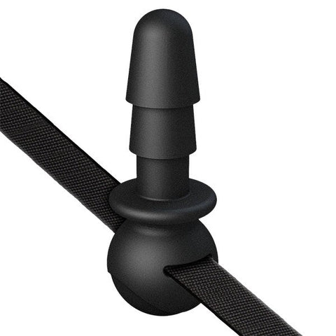 Vac-U-Lock Black Ball Gag - Strap On Sextoys