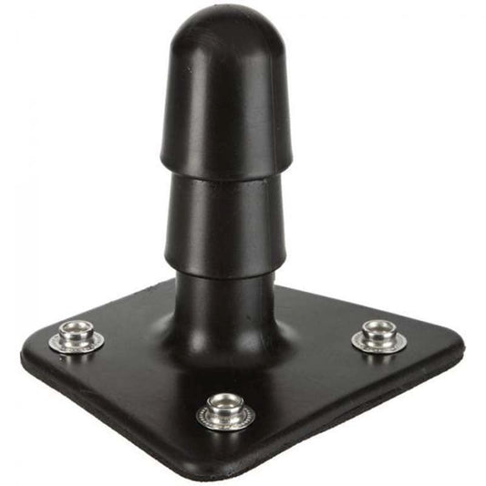 Vac-U-Lock Crotchless Velvet Harness with Plug - Strap On Sextoys