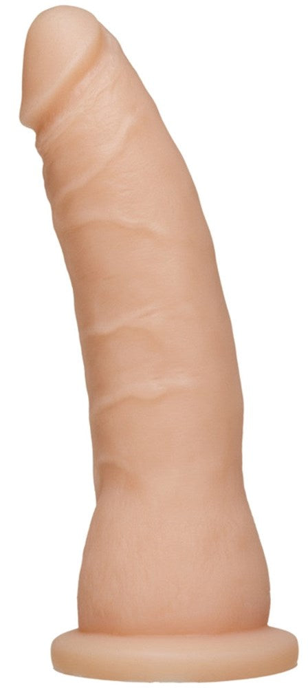 Vac-U-Lock Platinum Edition 7 inch Thin Dong Vanilla Realistic Dildos