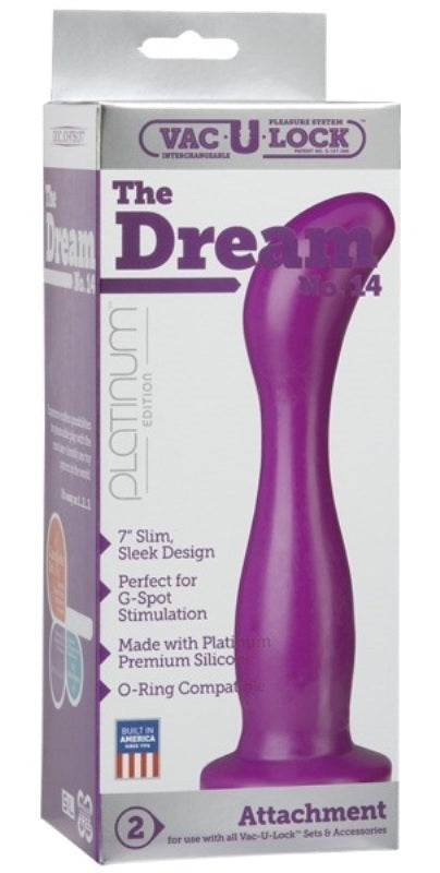 Vac-U-Lock Platinum Edition The Dream No 14 Purple Strap On Sextoys