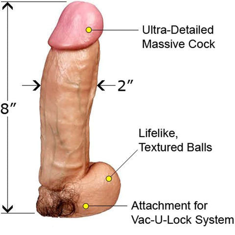 Vac-U-Lock Realistic Kong - Realistic Dildos