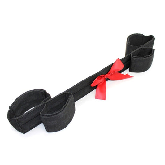 Velcro Ankle to Wrist Restraints with Bowknot Cuffs and Restraints