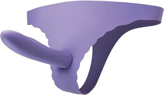 Vibe Therapy Gratify L/XL Lavender Adjustable Strap-On - Strap On Sextoys