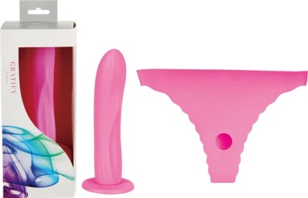 Vibe Therapy Gratify S/M Pink - Your Intimate Adventure Companion - Strap On Sextoys