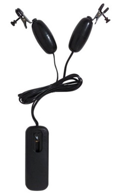 Vibrating Alligator Mini Nipple Clamps Black Nipple and Clit Clamps