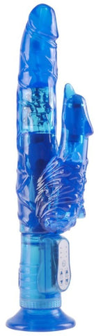 Pipedream Wallbanger Clitty Twister Rabbit Vibrator Blue - Rabbit Vibrators