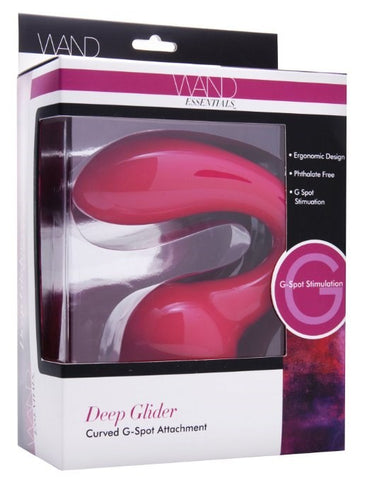 Wand Essentials Deep Glider Wand Massager Attachment Pink - Body Wands