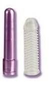 Waterproof Micro Massager with Silicone Sleeve Bullet Vibrators