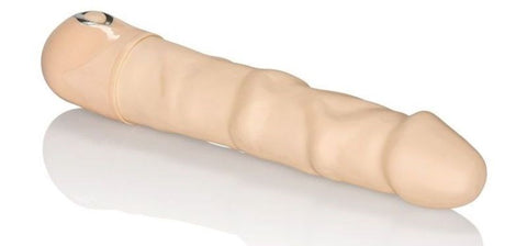 Waterproof Power Stud Rod Vibrating Dildo Ivory - Realistic Dildos