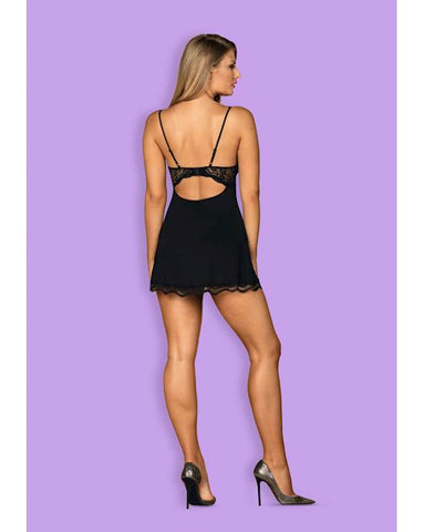 Obsessive Luvae Babydoll Lingerie Black - BabyDolls And Chemises