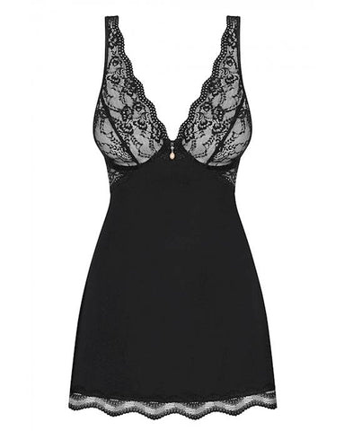 Obsessive Luvae Babydoll Lingerie Black - BabyDolls And Chemises