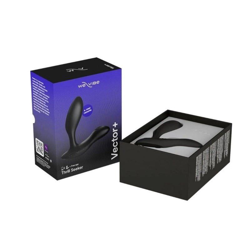 We-Vibe Vector + Charcoal Black Sex Kits