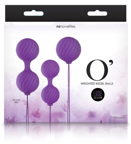 Weighted Kegel Balls Purple - Love Eggs and Kegel Exercisers