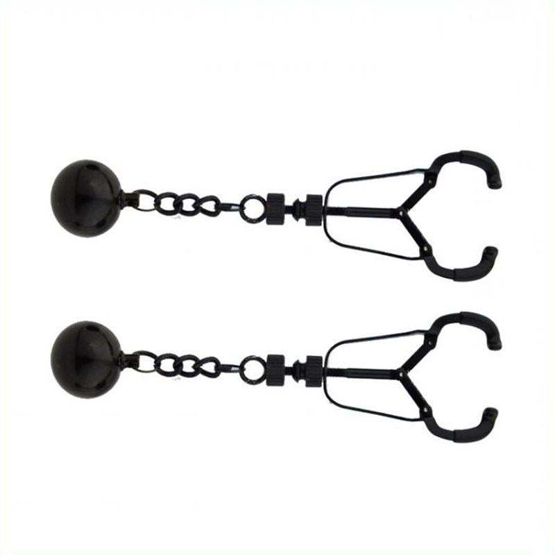 Weighted Orbs Nipple Clamps Breast and Nipple Toys