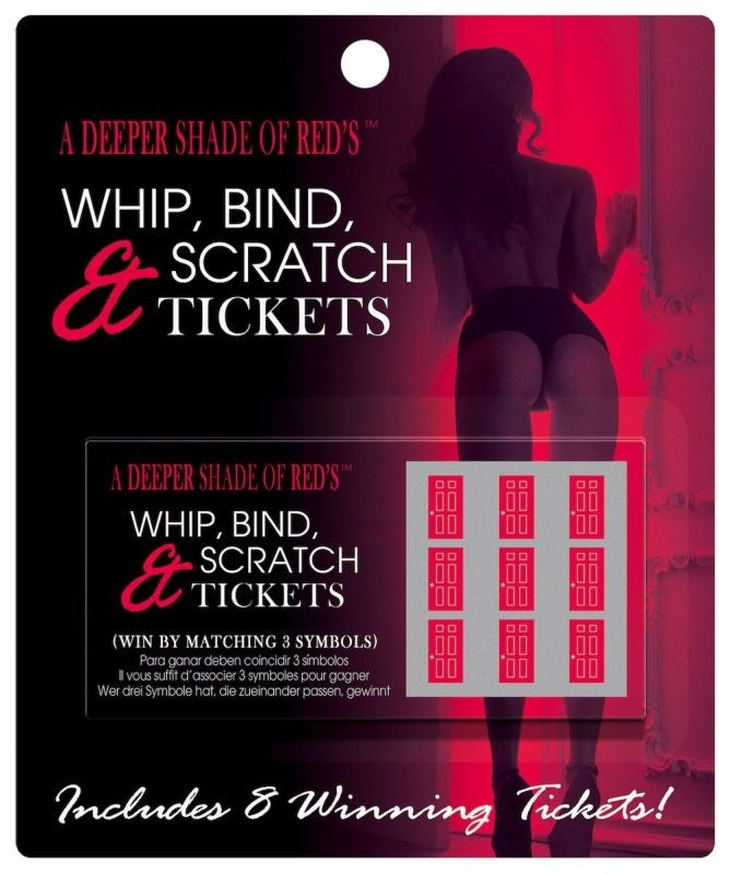 Whip Bind and Scratch Tickets Sex Games, Coupons and Tricks