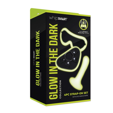 Radiant Bliss - WhipSmart Glow-In-Dark 4pc Strap-On Pleasure Set - Strap On Sextoys