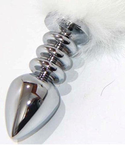 Sensual Faux Kitten Tail Butt Plug - Unleash Your Desires - Steel Sex Toys