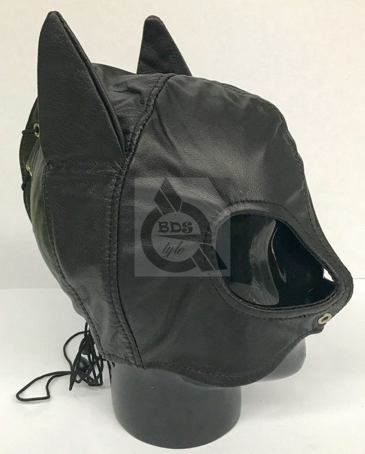 Wicked Wench Feline PVC Hood - Bondage Hoods