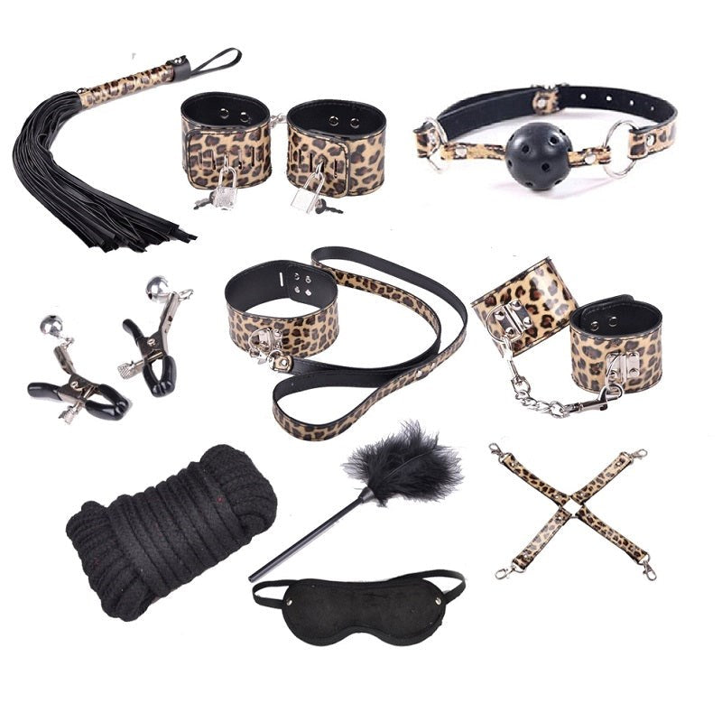 Wild Leopard Restraint Kit Bondage Kits