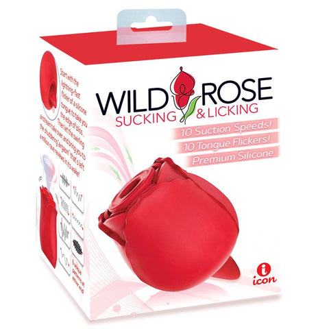Pleasure-Packed Wild Rose Clit Stimulator - Clit Ticklers and Pulsators