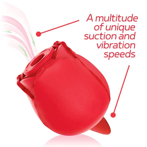 Pleasure-Packed Wild Rose Clit Stimulator - Clit Ticklers and Pulsators