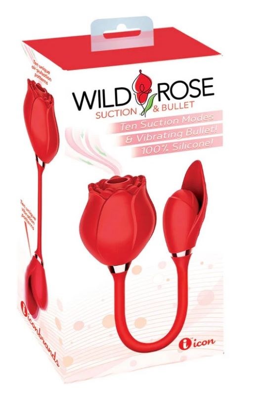 Wild Rose Suction & Bullet Air Pulse Vibe Clit Ticklers and Pulsators