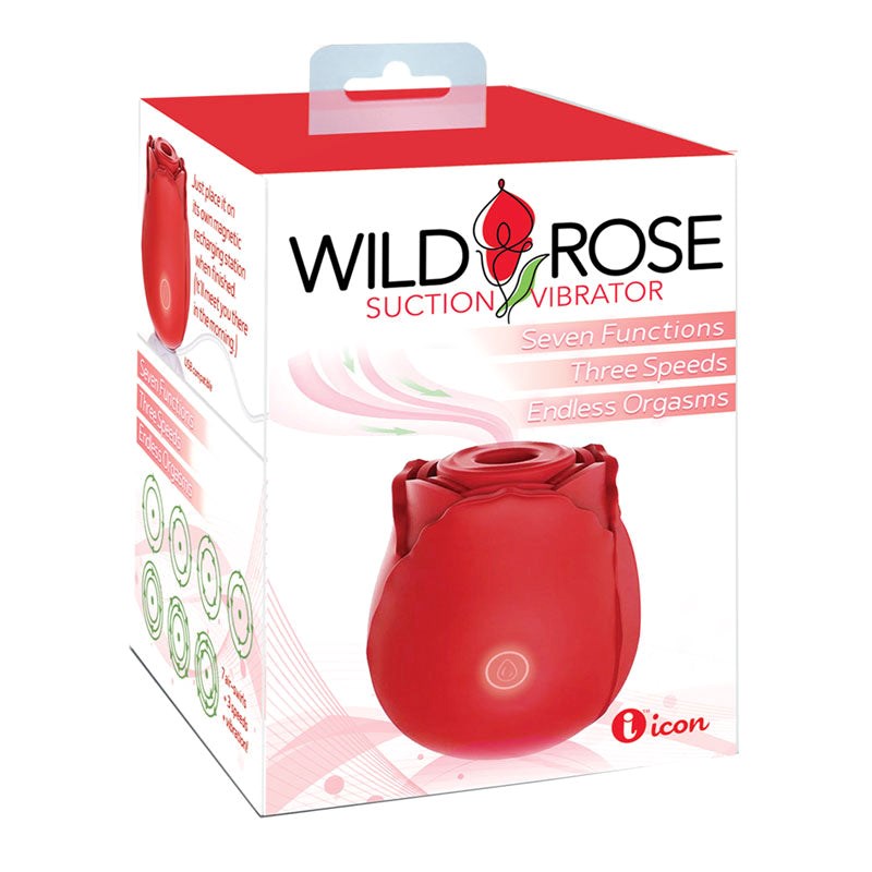 Wild Rose SUCTION VIBRATOR Air Pulse Stimulator Clit Ticklers and Pulsators