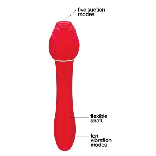 Dual-Ended Delight - Wild Rose Vibrator - G-Spot Vibrators