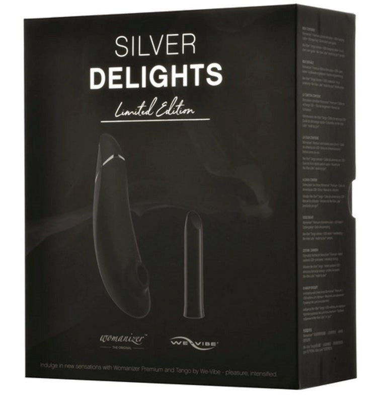 Womanizer x We-Vibe Silver Delights Collection Clit Ticklers and Pulsators