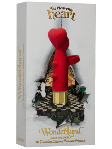 Doc Johnson Wonderland The Heavenly Hart Mini Massagers - Finger and Tongue Vibrators