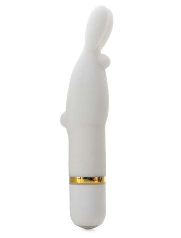 Doc Johnson Wonderland The White Wabbit Silicone Massager - Rabbit Vibrators