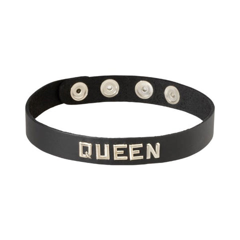 Wordband Collar - QUEEN - Collars and Leads