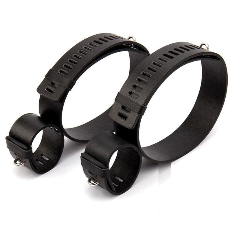 Wrist & Thigh Faux Leather Restraints Cuffs And Restraints