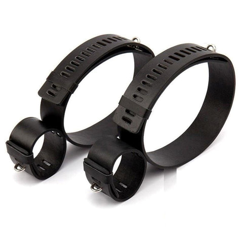 Wrist & Thigh Faux Leather Restraints - Cuffs and Restraints