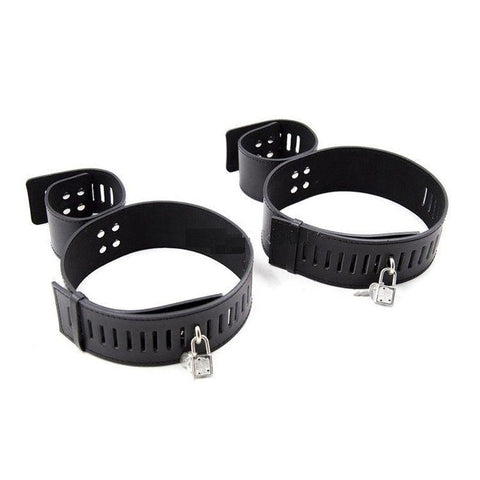 Wrist & Thigh Faux Leather Restraints - Cuffs and Restraints