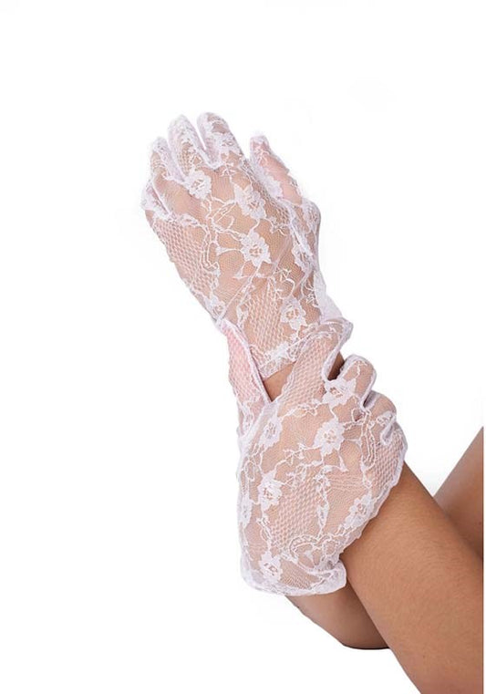 Wrist Length Lace Gloves Fancy Dress Ups