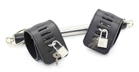 Premium BDSM Wrist Spreader - Adjustable Cuffs for Intimate Exploration - Spreaders and Hangers
